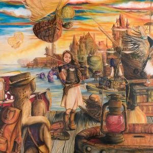 Fiddler on the Dock Print